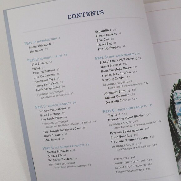 Spoonflower Quick-Sew Project Book by Anda Corrie Sewing Crafting Ideas DIY - Picture 3 of 4